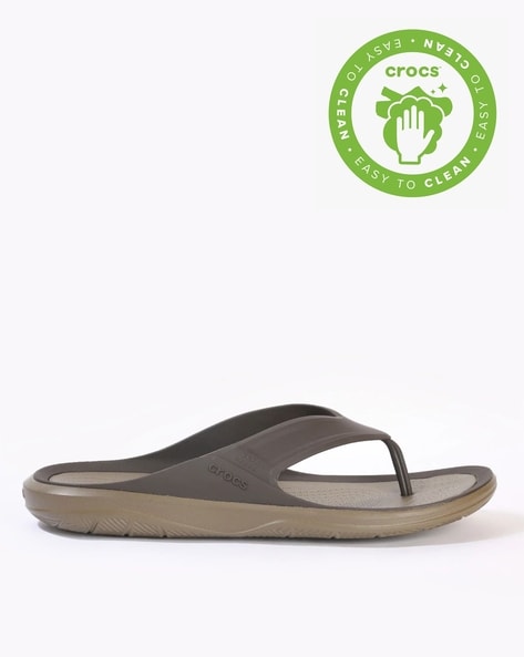 Crocs Swiftwater Wave Thong-Strap Flip-Flops