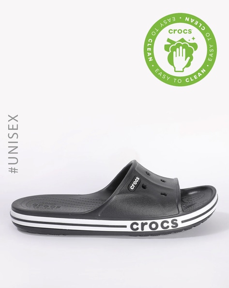 CROCS CREAM CROCS Bayaband Clog Unisex Casual Shoes - Central.co.th