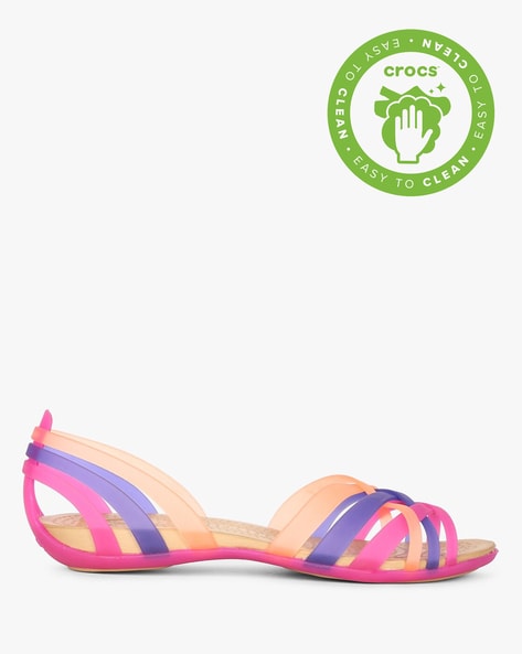Buy Pink Flat Sandals for Women by CROCS Online 