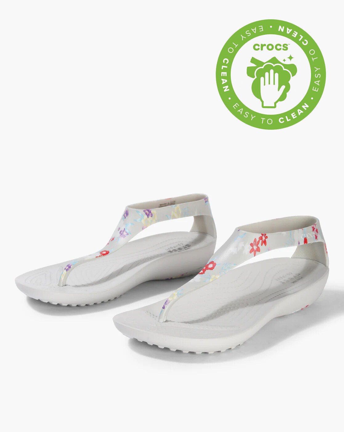 crocs white slippers