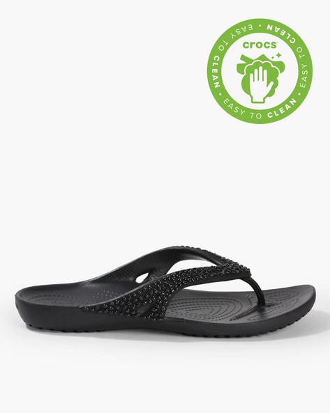 Buy Black Flip Flop & Slippers for Women by CROCS Online 
