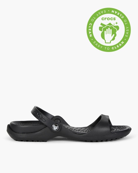 crocs open toe shoes
