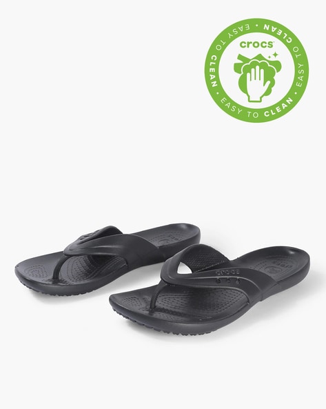 Buy Black Flip Flop & Slippers for Women by CROCS Online