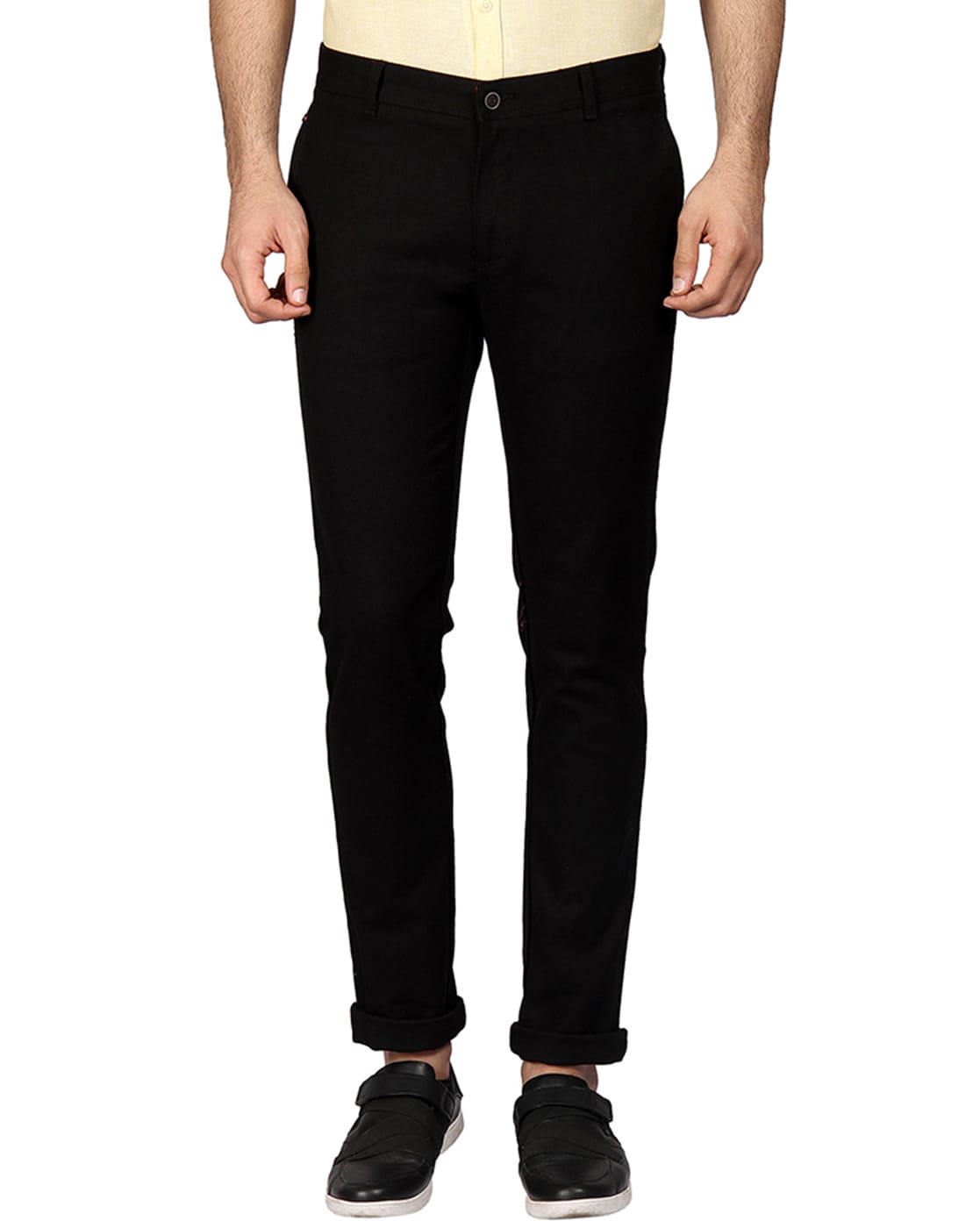 Slim Comfort B-95 Formal Charcoal Textured Trouser - Welta