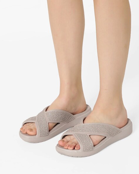 Nude Flat Sandals for Women by CROCS 