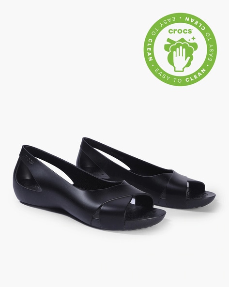 Buy Black Flat Sandals for Women by 