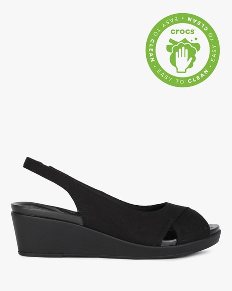 Crocs store slingback wedge