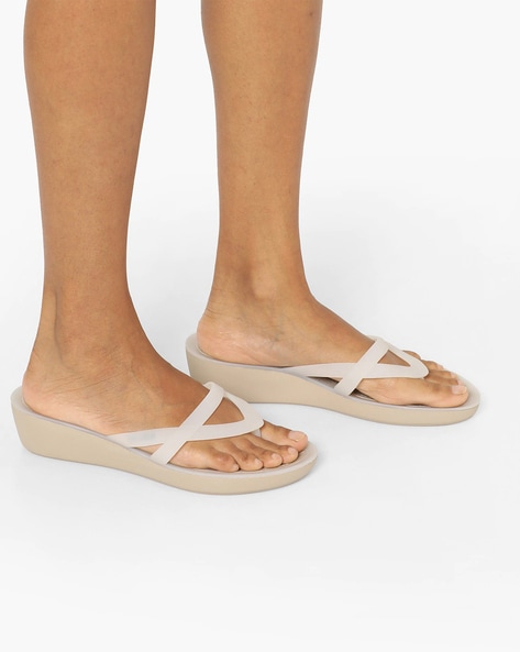 Buy Oyster Heeled Sandals for Women by CROCS Online 