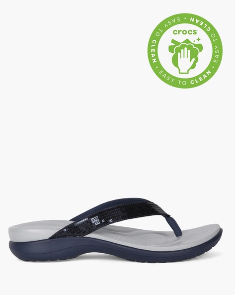 navy blue flip flops womens