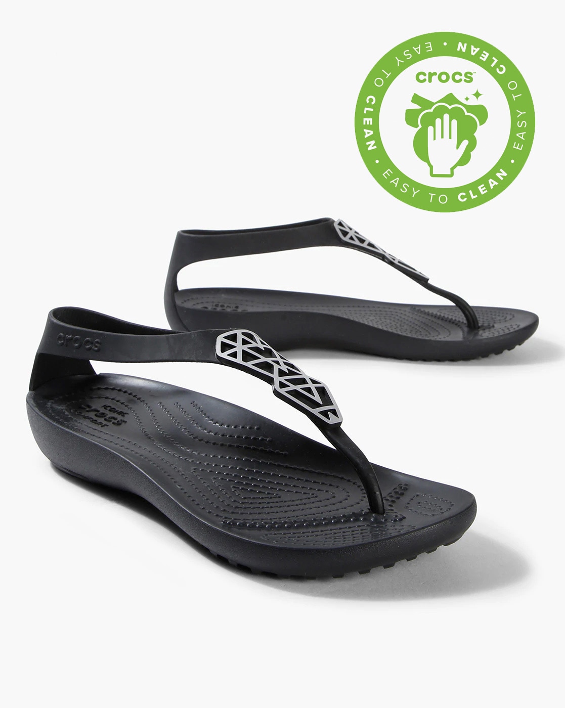 Buy Women's Crocs Unisex All Terrain Cut Out Detail Sandals with Velcro  Closure Online | Centrepoint UAE