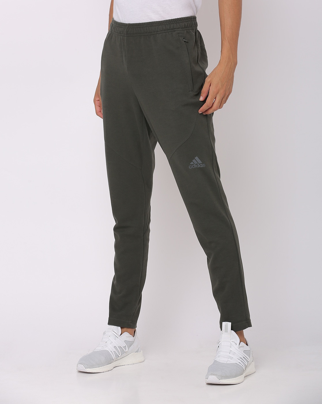 adidas track pants mens zip pockets