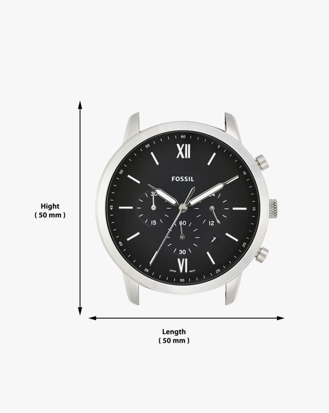 Buy FOSSIL FS5384 Water-Resistant Chronograph Watch Silver Color