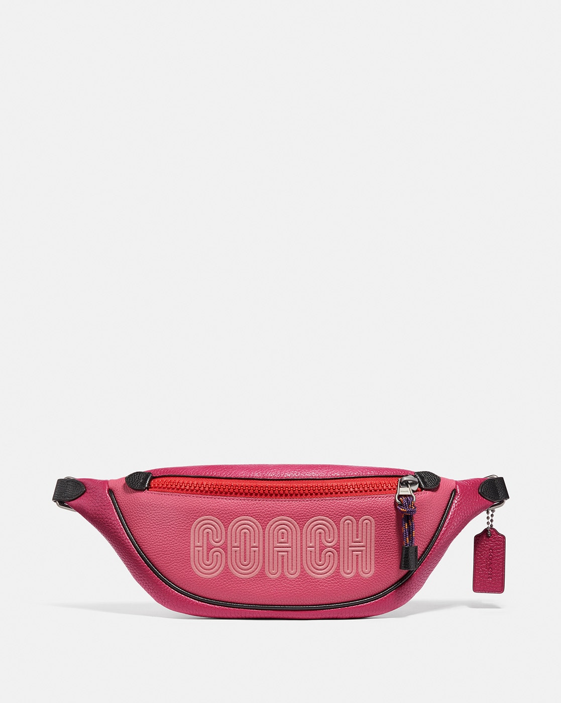 Pink coach belt online bag