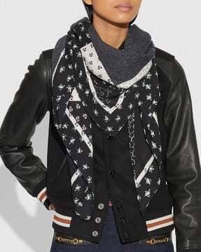 black coach scarf