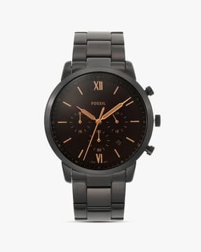 Buy FOSSIL Men Chronograph Black Watch FS5525 Black Color Men
