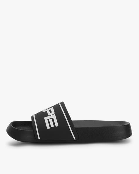 Brand Print Sliders with Contrast Stripes (Image - 1)