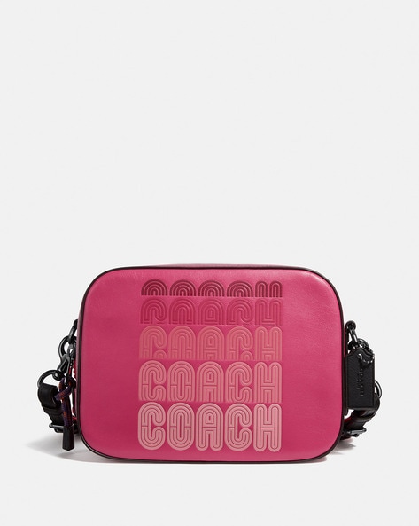 Coach Pink Leather Flower/Eyelet Klare Crossbody Bag Coach | TLC