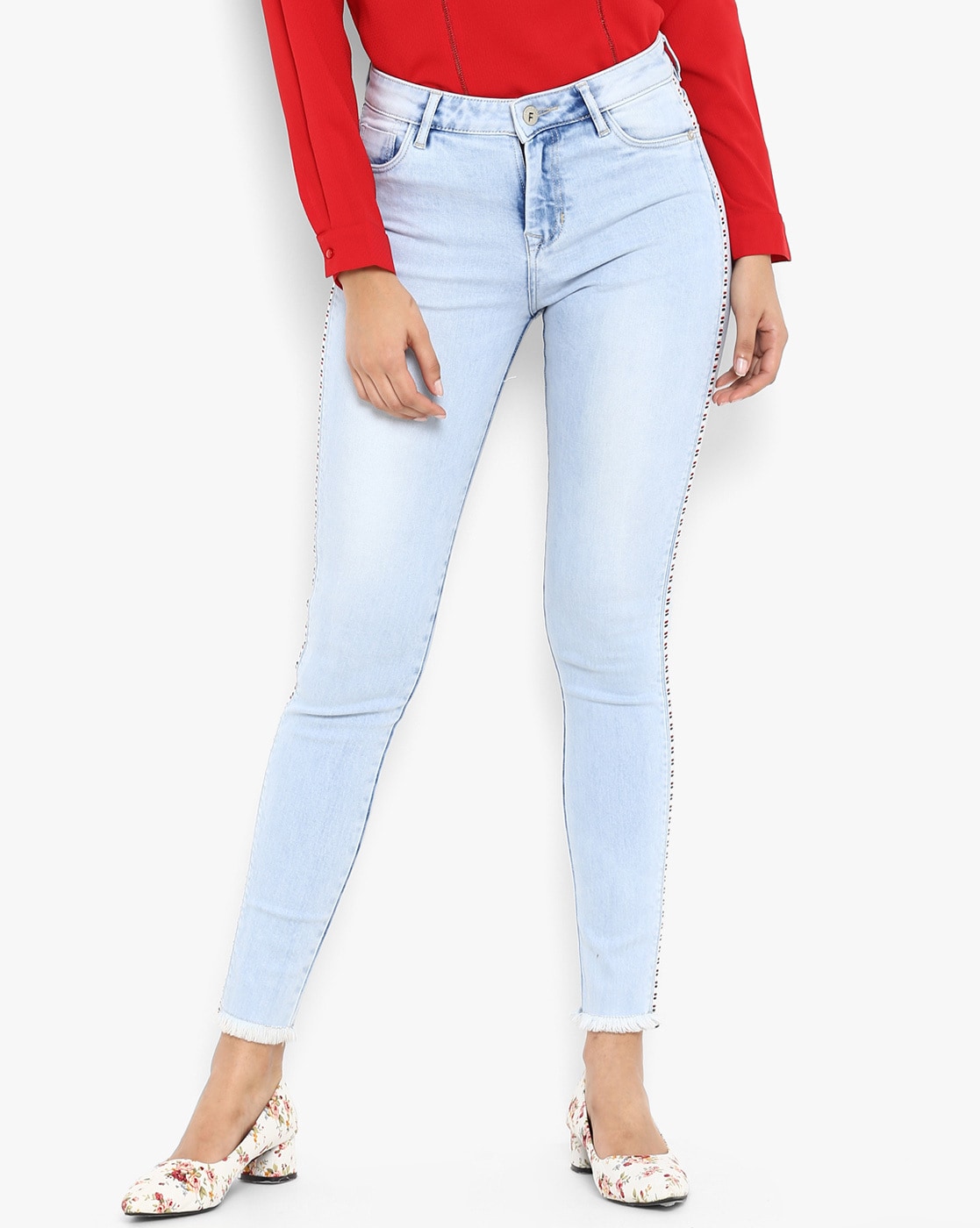 side tape jeans india