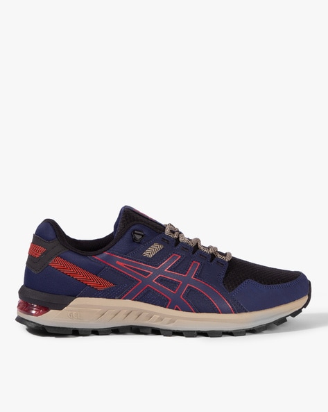 navy blue asics