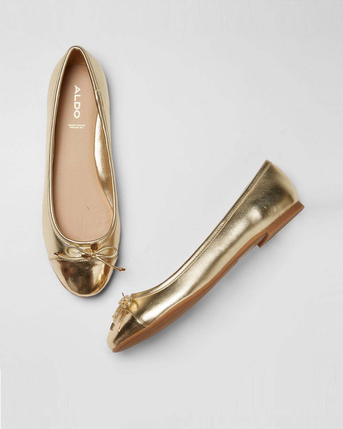 aldo gold shoes