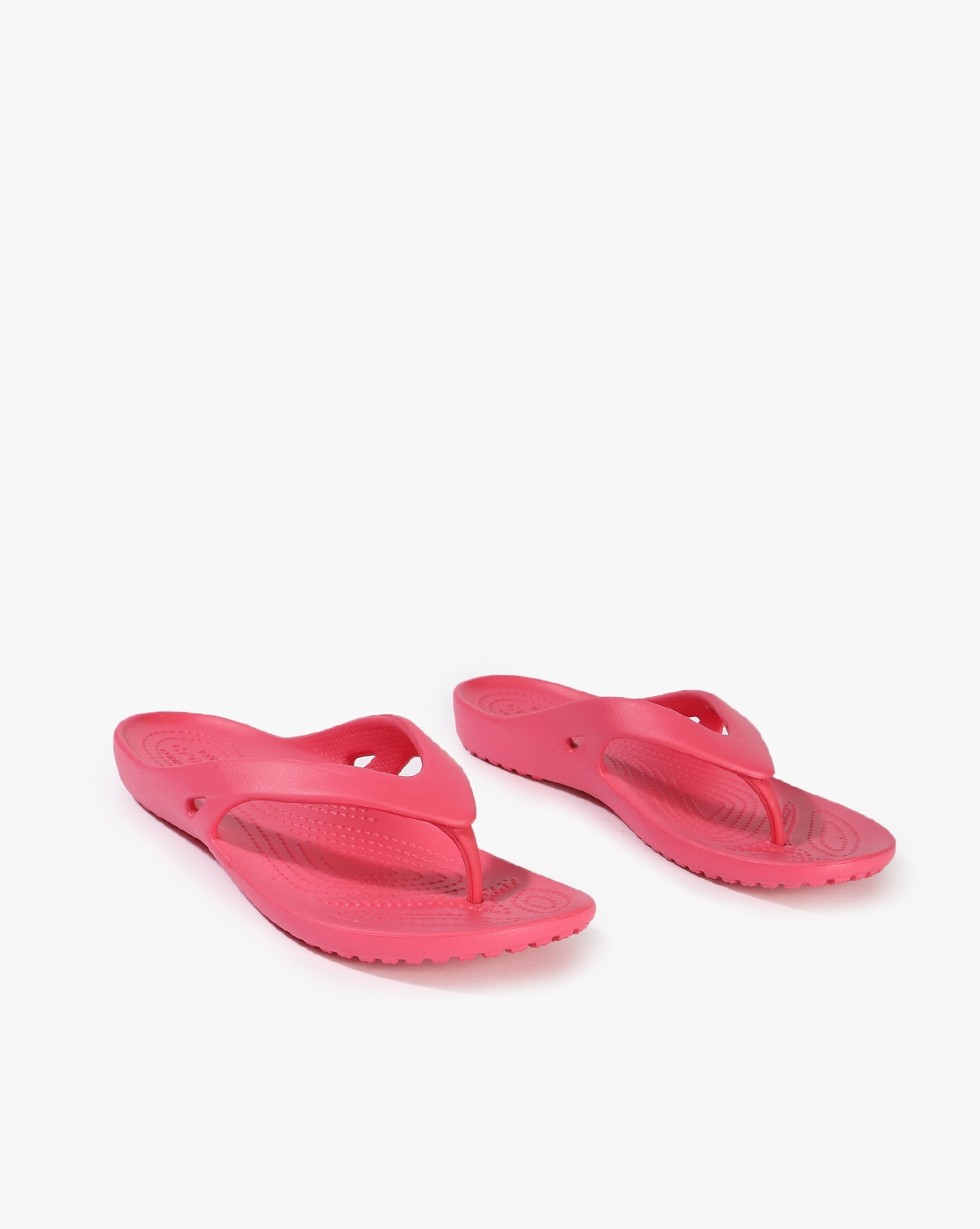 crocs pink slippers