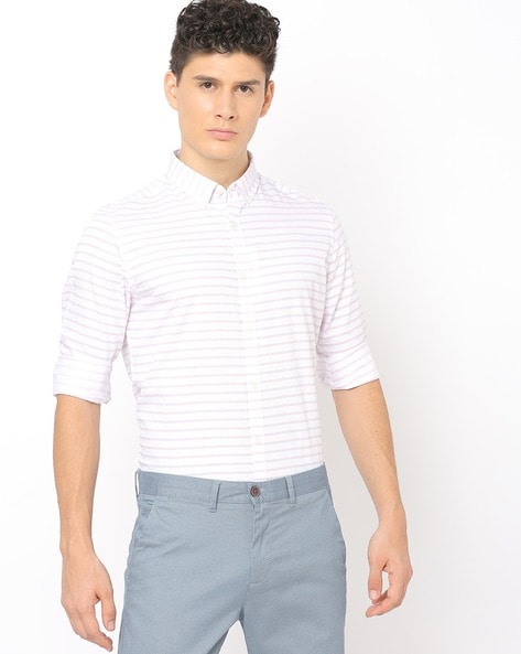 Buy Pink Shirts for Men by UNITED COLORS OF BENETTON Online