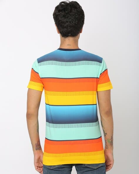 Striped Crew-Neck T-shirt (Image - 2)