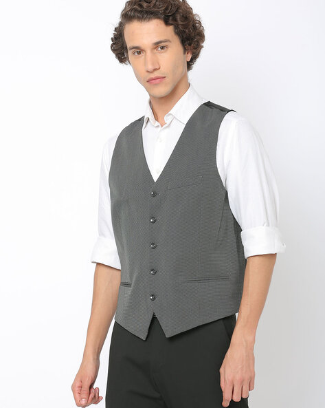 Waistcoat with polo on sale shirt