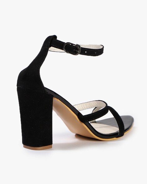 mft couture chunky heels with ankle loop