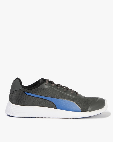 puma leather platform sneakers