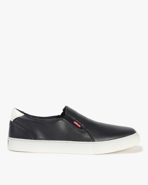 Levis Textured Slip-On Sneakers