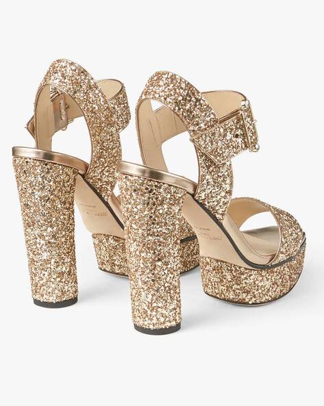 Sparkle discount platform sandals