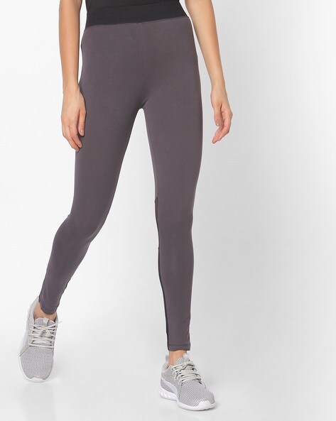 Buy Grey Leggings for Women by DE MOZA Online