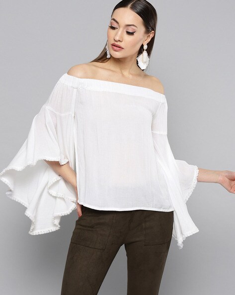 Buy White Tops for Women by Rare Online