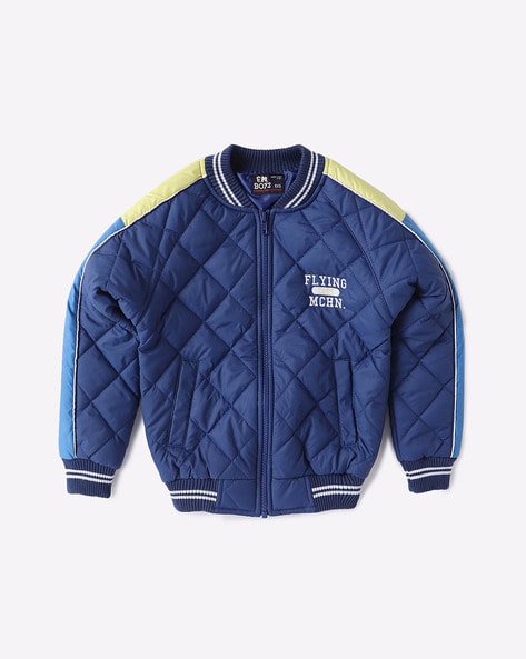 50% OFF on Flying Machine Men Navy Blue Solid Bomber Jacket on Myntra |  PaisaWapas.com