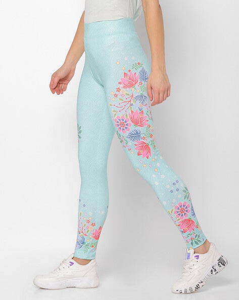 Aqua hotsell floral leggings