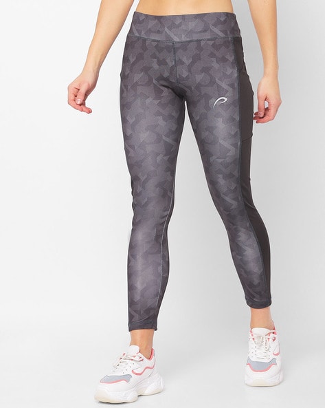 Proline Printed Mid-Rise Skinny Fit Leggings