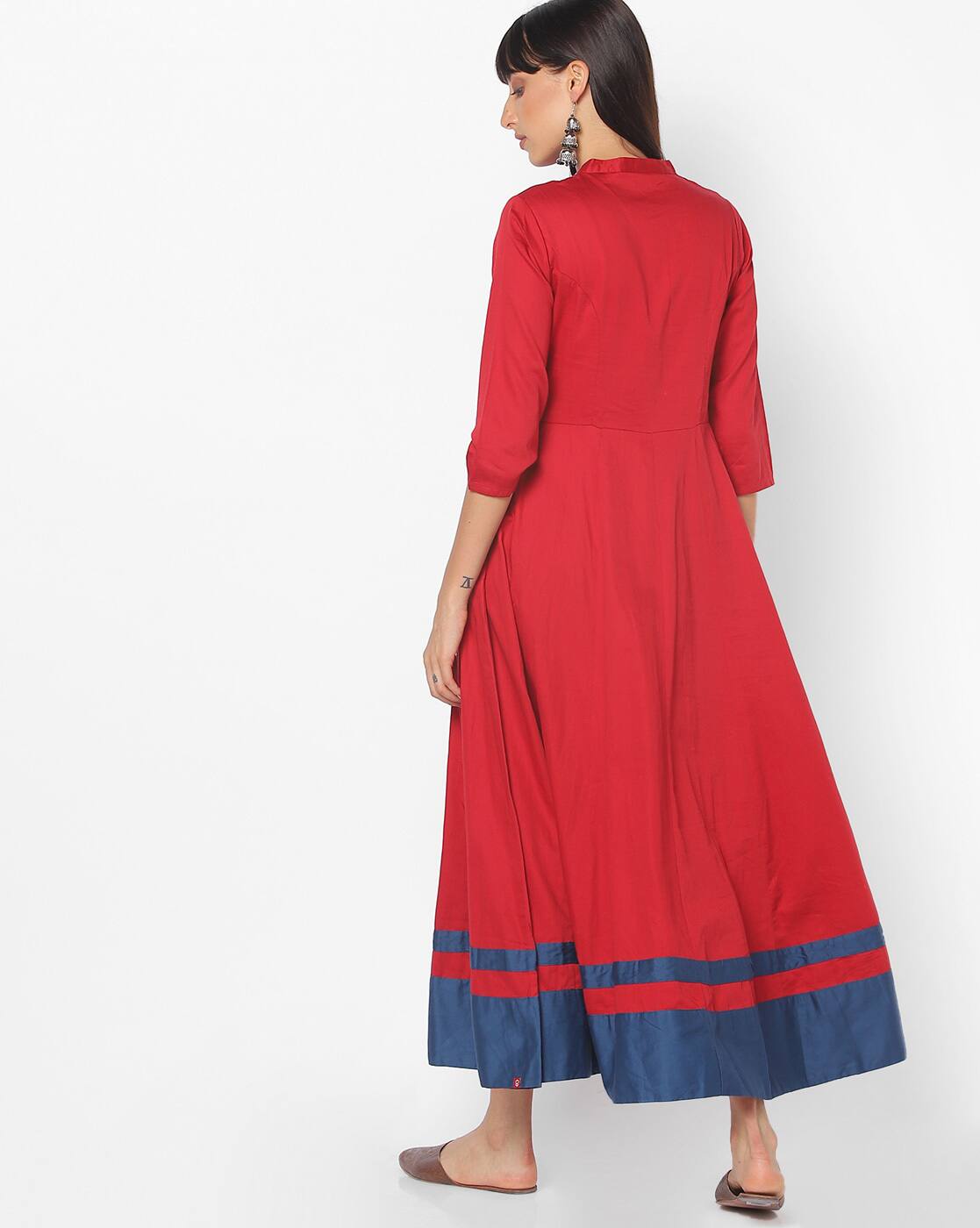 buy red gown online