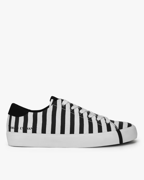 Armani canvas shop shoes