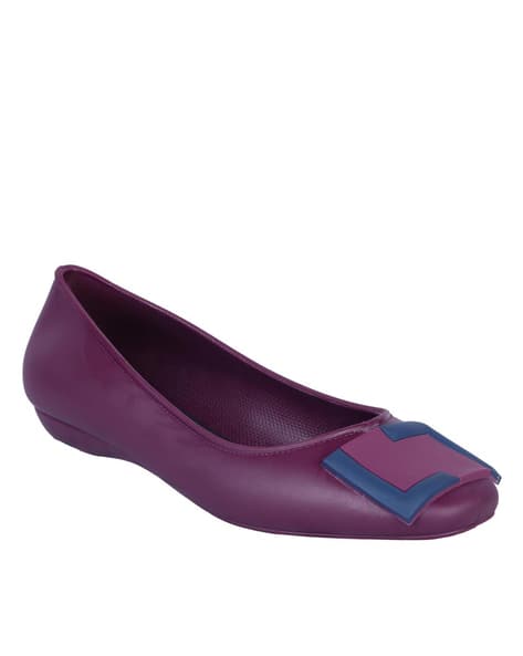 womens purple flat shoes