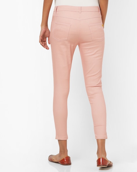 Buy Pink Leggings for Women by AURELIA Online