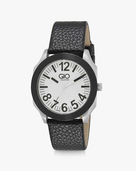 Price History of Gio Collection Men G0006 05X Analogue Watch with Leather Strap from Ajio 2191 3990372