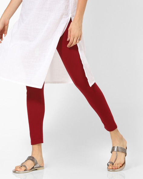 Buy Red Leggings for Women by AURELIA Online