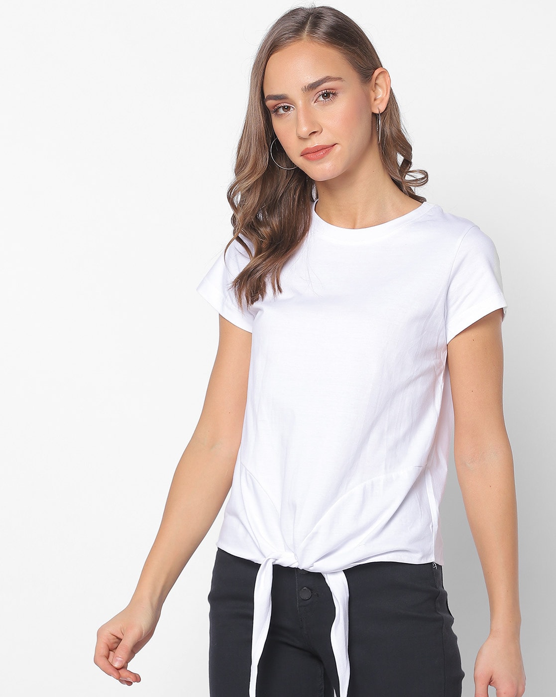 cheap plain white tops