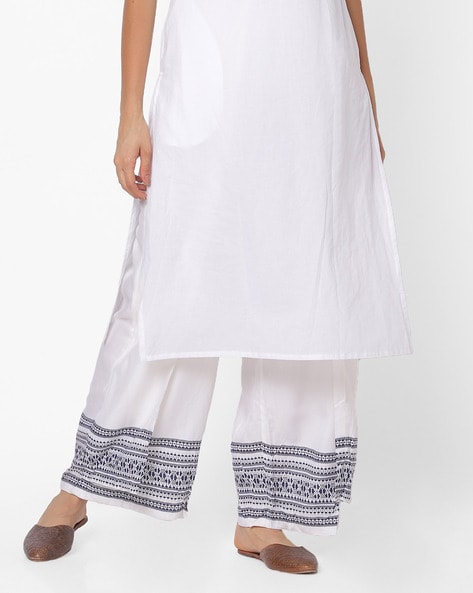 Palazzos with Printed Hemline Price in India