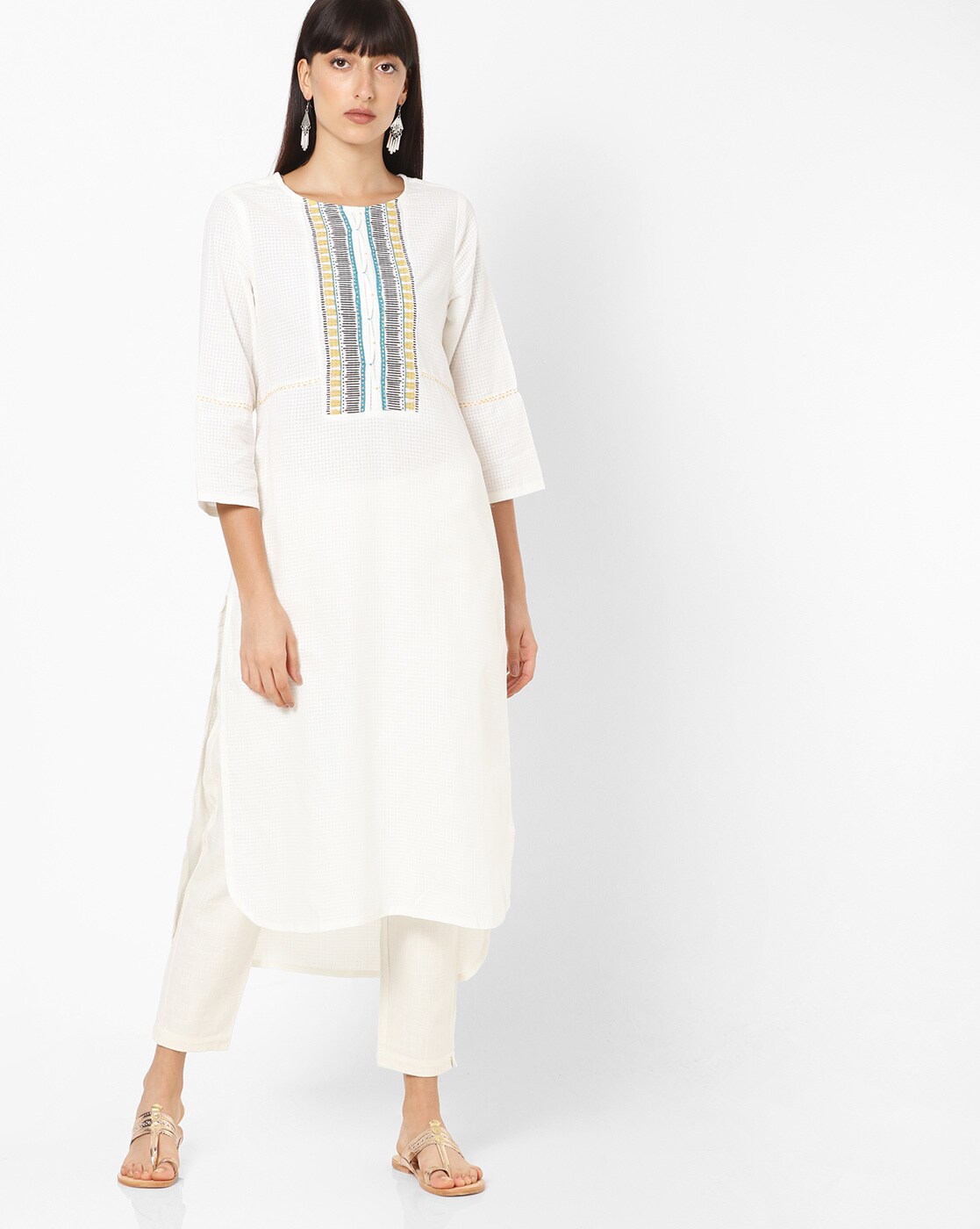 Buy White Kurtis & Tunics for Women by ALLEN SOLLY Online | Ajio.com