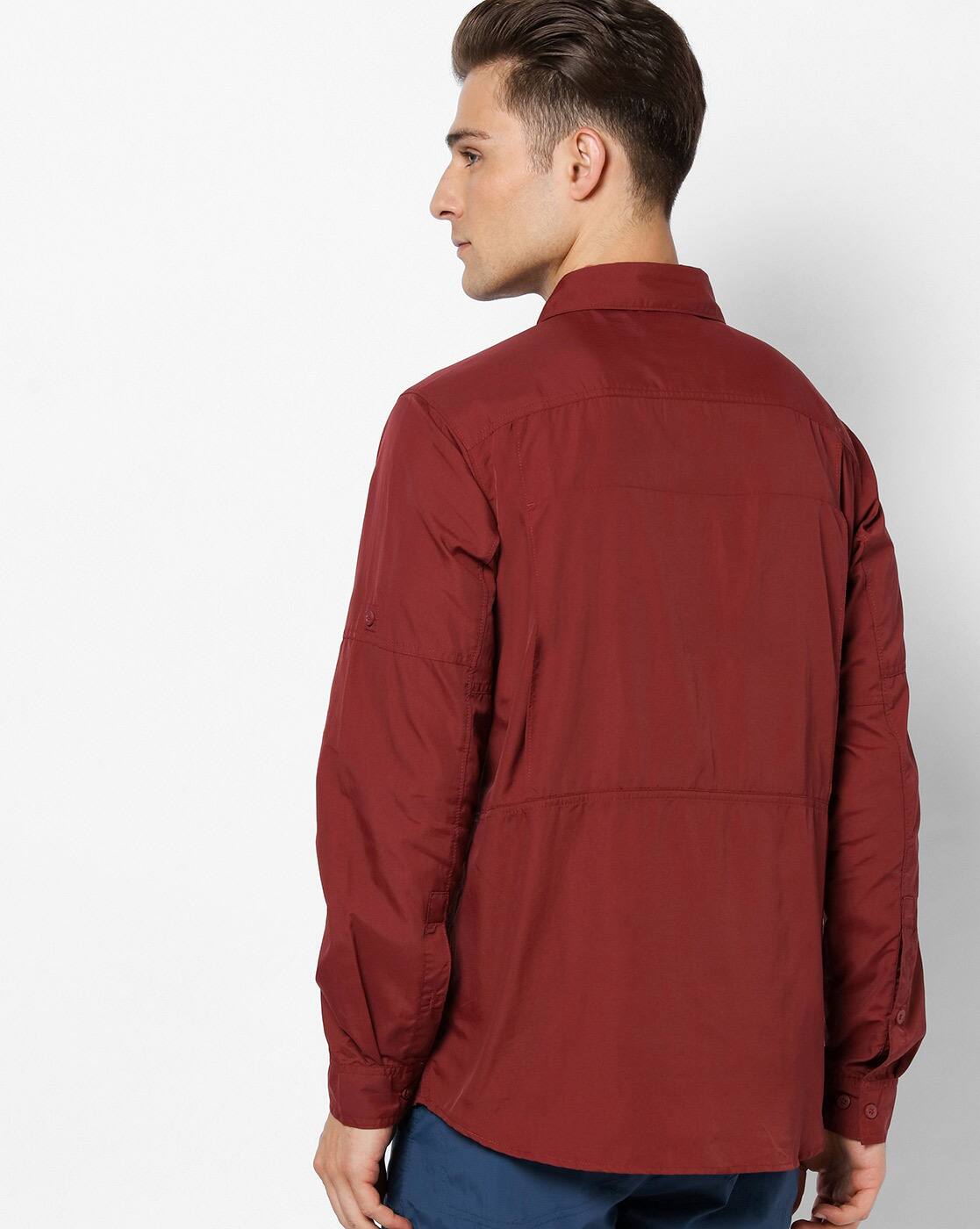 Buy Maroon Shirts for Men by Columbia 