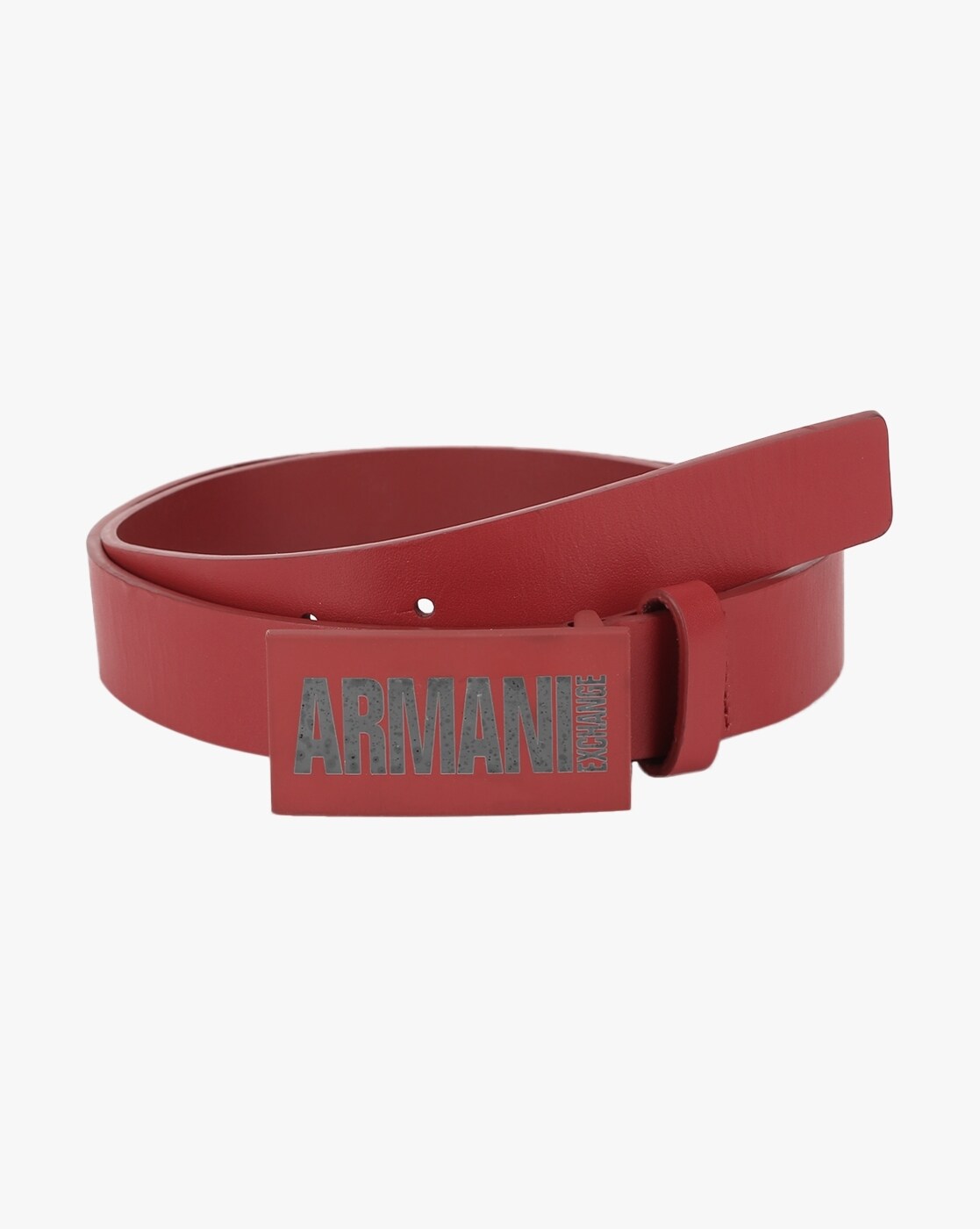 armani exchange red belt