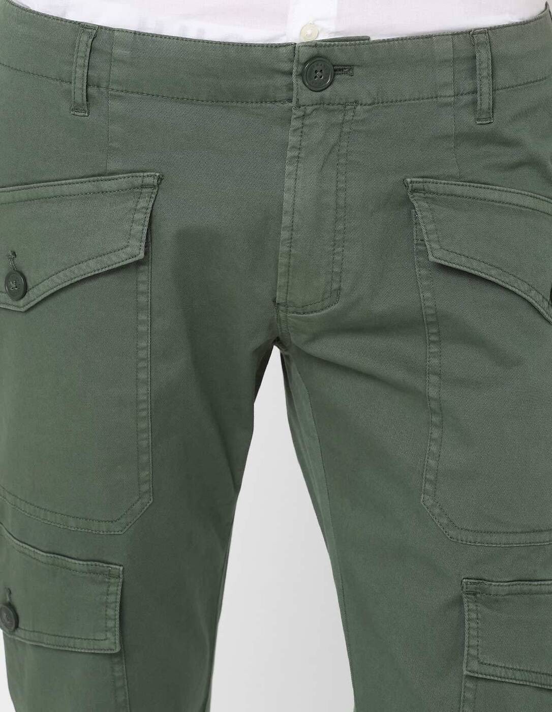 Buy Olive Green Trousers & Pants for Men by ARMANI EXCHANGE Online |  