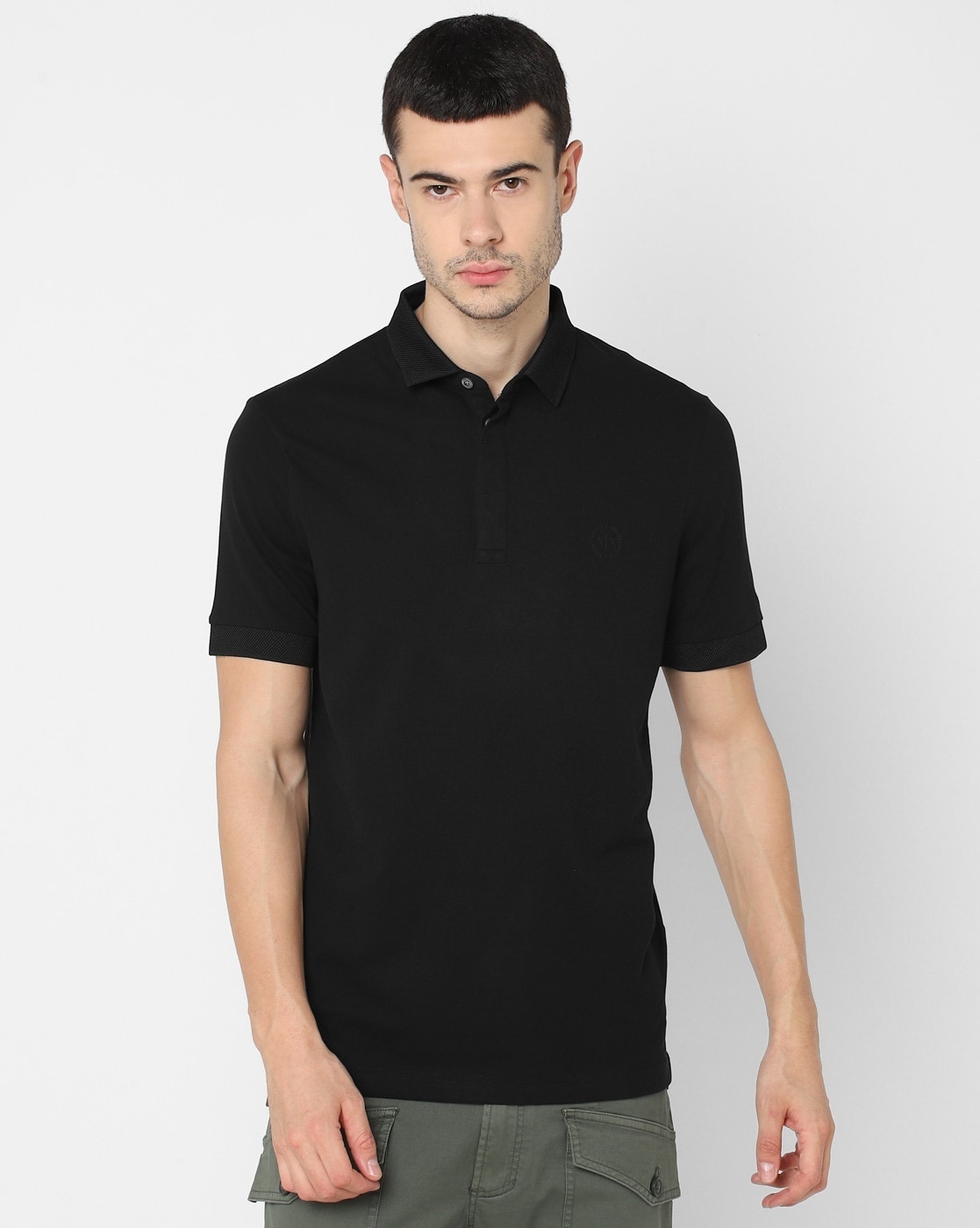 Black Tshirts for Men by ARMANI EXCHANGE Online |